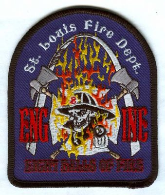 Saint Louis Fire Engine 8 Patch (Missouri)
[b]Scan From: Our Collection[/b]
Keywords: department dept st