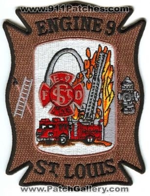 Saint Louis Fire Department Engine 9 (Missouri)
Scan By: PatchGallery.com
Keywords: st. dept. stlfd company station