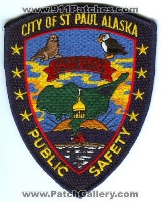 Saint Paul Public Safety Department Patch (Alaska)
Scan By: PatchGallery.com
Keywords: city of st. dept. dps fire police pribilof islands
