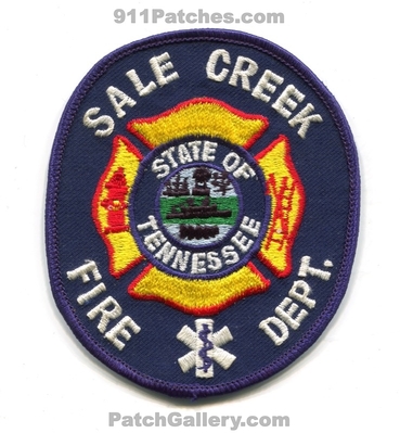 Sale Creek Fire Department Patch (Tennessee)
Scan By: PatchGallery.com
Keywords: dept.