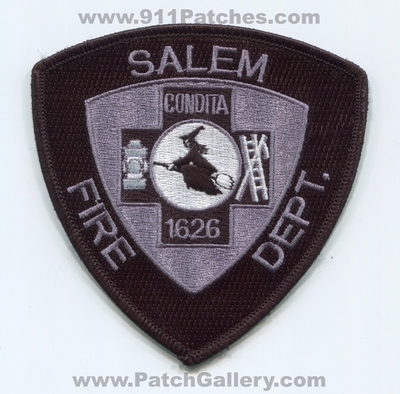 Salem Fire Department Patch (Massachusetts)
Scan By: PatchGallery.com
Keywords: dept. condita 1626 witch