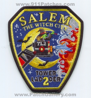 Salem Fire Department Tower Ladder 2 Patch (Massachusetts)
Scan By: PatchGallery.com
Keywords: Dept. Truck TL2 Company Co. Station The Witch City