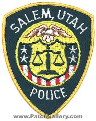 Salem Police Department (Utah)
Thanks to Alans-Stuff.com for this scan.
Keywords: dept.
