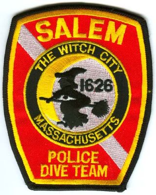 Salem Police Dive Team (Massachusetts)
Scan By: PatchGallery.com
