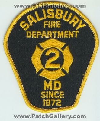 Salisbury Fire Department 2 (Maryland)
Thanks to Mark C Barilovich for this scan.
Keywords: md