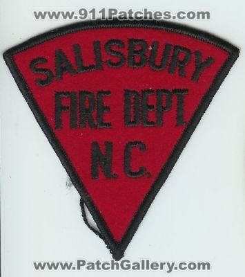 Salisbury Fire Department (North Carolina)
Thanks to Mark C Barilovich for this scan.
Keywords: dept. n.c.