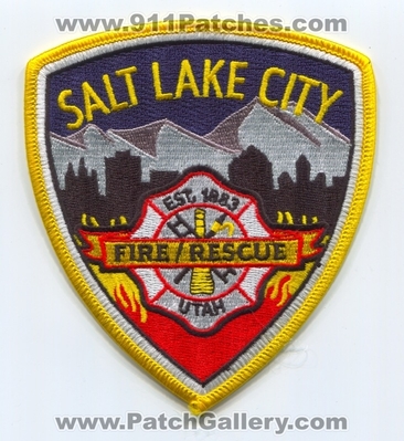 Salt Lake City Fire Rescue Department Patch (Utah)
Scan By: PatchGallery.com
Keywords: Dept. Est. 1883