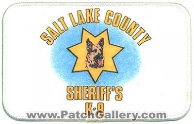 Salt Lake County Sheriff's Department K-9 (Utah)
Thanks to Alans-Stuff.com for this scan.
Keywords: sheriffs dept. k9