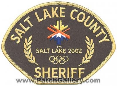Salt Lake County Sheriff's Department Salt Lake 2002 Olympics (Utah)
Thanks to Alans-Stuff.com for this scan.
Keywords: sheriffs dept.