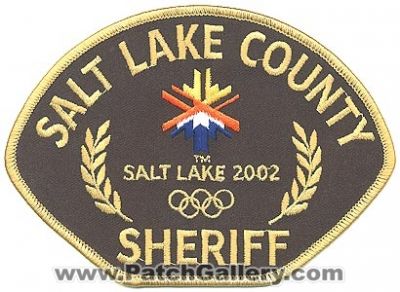 Salt Lake County Sheriff's Department Salt Lake 2002 Olympics (Utah)
Thanks to Alans-Stuff.com for this scan.
Keywords: sheriffs dept.