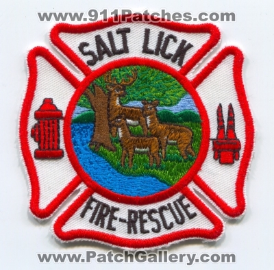 Salt Lick Fire Rescue Department Patch (Kentucky)
Scan By: PatchGallery.com
Keywords: dept.