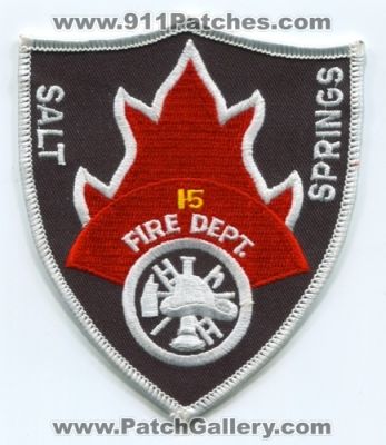 Salt Springs Fire Department (Florida)
Scan By: PatchGallery.com
Keywords: dept. 15