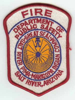 Salt River Department of Public Safety
Thanks to PaulsFirePatches.com for this scan.
Keywords: arizona fire dps salt river pima maricopa indian comm