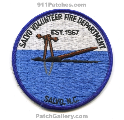 Salvo Volunteer Fire Department Patch (North Carolina)
Scan By: PatchGallery.com
Keywords: vol. dept. est. 1967