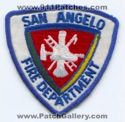 San Angelo Fire Department (Texas)
Scan By: PatchGallery.com
Keywords: dept.