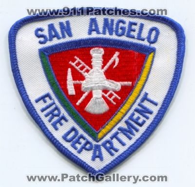 San Angelo Fire Department (Texas)
Scan By: PatchGallery.com
Keywords: dept.