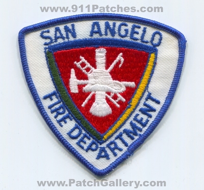 San Angelo Fire Department Patch (Texas)
Scan By: PatchGallery.com
Keywords: dept.