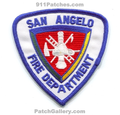 San Angelo Fire Department Patch (Texas)
Scan By: PatchGallery.com
Keywords: dept.
