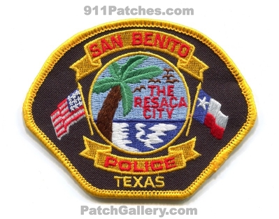 San Benito Police Department Patch (Texas)
Scan By: PatchGallery.com
Keywords: dept. the resaca city
