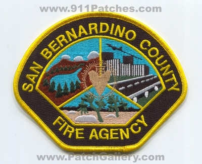 San Bernardino County Fire Agency Department Patch (California)
Scan By: PatchGallery.com
Keywords: co. dept.
