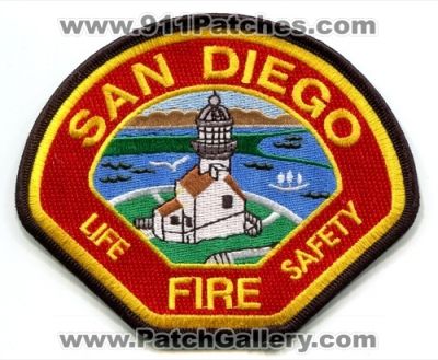 San Diego Fire Department Patch (California)
Scan By: PatchGallery.com
Keywords: dept. life safety
