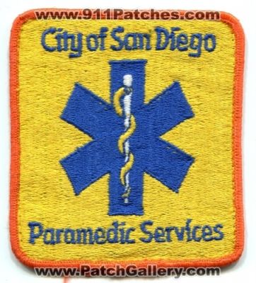San Diego Paramedic Services EMS Patch (California)
Scan By: PatchGallery.com
Keywords: city of ambulance emt
