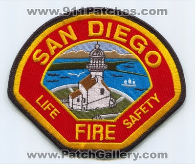 San Deigo Fire Department Patch (California)
Scan By: PatchGallery.com
Keywords: dept. life safety