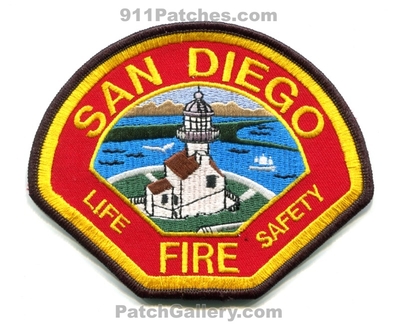 San Diego Fire Department Patch (California)
Scan By: PatchGallery.com
Keywords: dept. sdfd s.d.f.d. life safety lighthouse