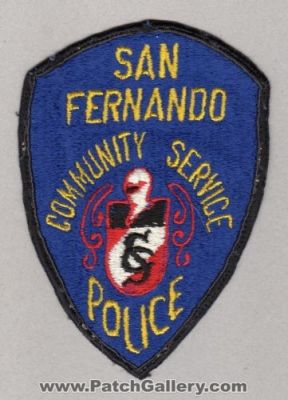 San Fernando Police Department Community Service (California)
Thanks to Paul Howard for this scan.
Keywords: dept.
