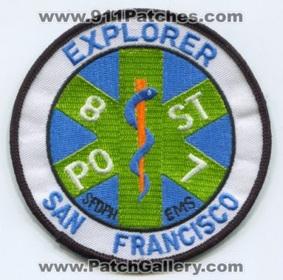 San Francisco EMS Explorer Post 87 (California)
Scan By: PatchGallery.com
Keywords: Sfdph department dept. of public health