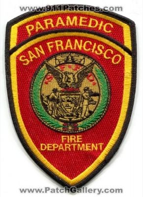 San Francisco Fire Department Paramedic Patch (California)
Scan By: PatchGallery.com
Keywords: dept. sffd s.f.f.d.