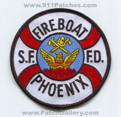 San Francisco Fire Department Fireboat Phoenix Patch (California)
Scan By: PatchGallery.com
Keywords: dept. sffd s.f.f.d. company co. station