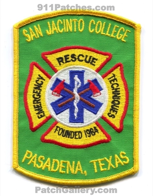 San Jacinto College Fire Rescue Emergency Techniques Pasadena Patch (Texas)
Scan By: PatchGallery.com
Keywords: pasadena