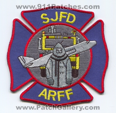 San Jose Fire Department ARFF CFR Airport Patch (California)
Scan By: PatchGallery.com
Keywords: Dept. SJFD Aircraft Rescue Firefighter Firefighting Crash