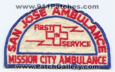 San Jose Ambulance (California)
Scan By: PatchGallery.com
Keywords: Ems mission city first in service