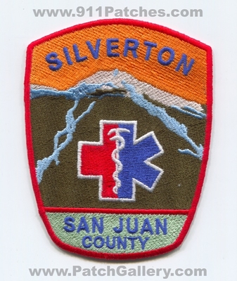 San Juan County Search and Rescue SAR Silverton EMS Patch (Colorado)
[b]Scan From: Our Collection[/b]
Keywords: co. &