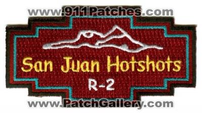 San Juan HotShots Region 2 Wildland Fire Patch (Colorado)
[b]Scan From: Our Collection[/b]
Keywords: r-2