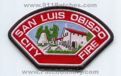 San Luis Obispo City Fire Department Patch (California)
Scan By: PatchGallery.com
Keywords: dept.