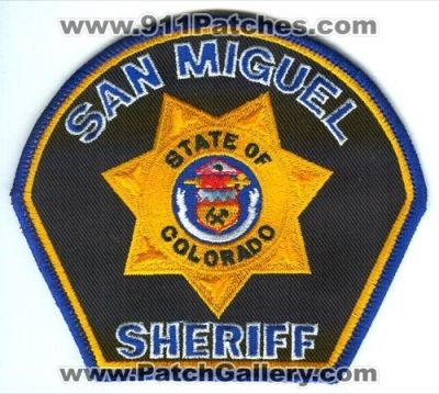 San Miguel County Sheriff (Colorado)
Scan By: PatchGallery.com

