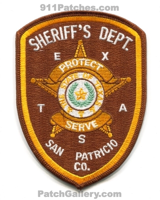 San Patricio County Sheriffs Department Patch (Texas)
Scan By: PatchGallery.com
Keywords: co. dept. office