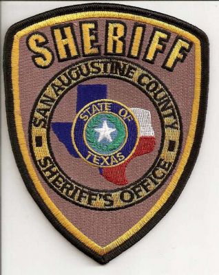San Augustine County Sheriff's Office
Thanks to EmblemAndPatchSales.com for this scan.
Keywords: texas sheriffs