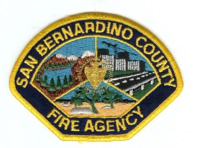 San Bernardino County Fire Agency
Thanks to PaulsFirePatches.com for this scan.
Keywords: california