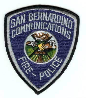 San Bernardino Fire Police Communications
Thanks to PaulsFirePatches.com for this scan.
Keywords: california