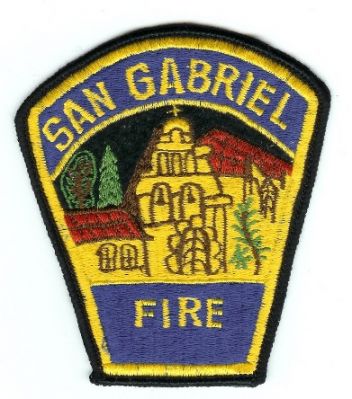 San Gabriel Fire
Thanks to PaulsFirePatches.com for this scan.
Keywords: california