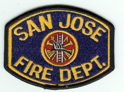 San Jose Fire Dept
Thanks to PaulsFirePatches.com for this scan.
Keywords: california department