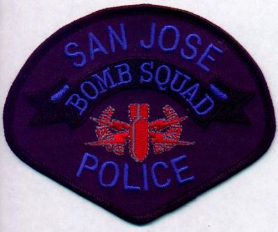 San Jose Police Bomb Squad
Thanks to EmblemAndPatchSales.com for this scan.
Keywords: california
