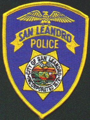 San Leandro Police
Thanks to EmblemAndPatchSales.com for this scan.
Keywords: california city of