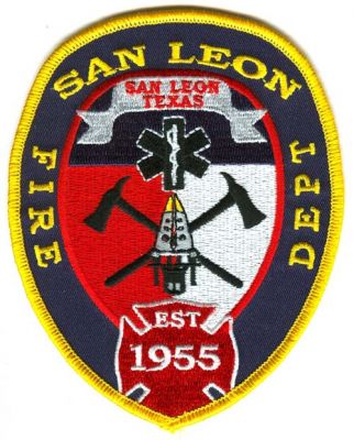 San Leon Fire Dept Patch (Texas)
[b]Scan From: Our Collection[/b]
Keywords: department