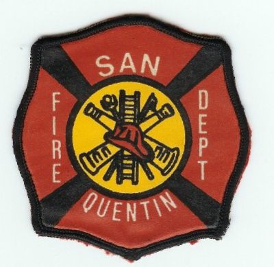 San Quentin Fire Dept
Thanks to PaulsFirePatches.com for this scan.
Keywords: california department