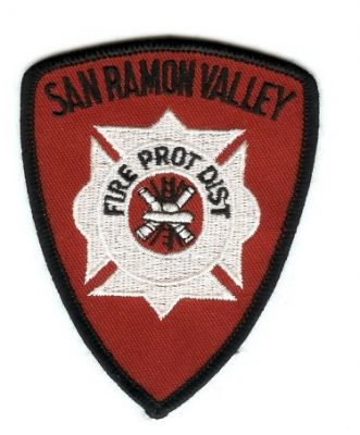 San Ramon Valley Fire Prot Dist
Thanks to PaulsFirePatches.com for this scan.
Keywords: california protection district